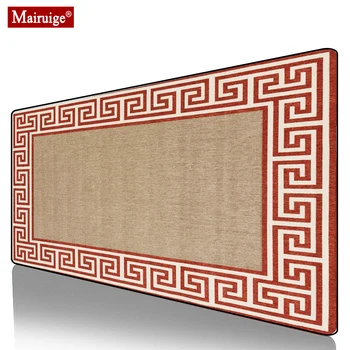

Red Line Persian Rug Mouse Pad XXL Gamer Desk Mat Large Keyboard Pad Gaming MousePad 90x40cm/80x30cm for Laptop Table Pads