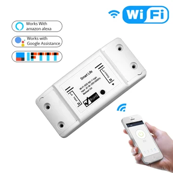 

Universal DIY Breaker Timer Smart Life APP Wireless Remote Control Works with Alexa Google Home WiFi Smart Light Switch