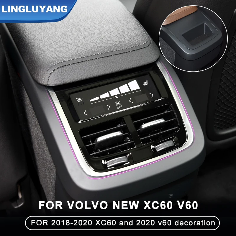 for volvo new s90 2015-2020 xc90 2018-2020 xc60 2020 s60 v60 rear exhaust vent decoration modification can not be powered | Автомобили и