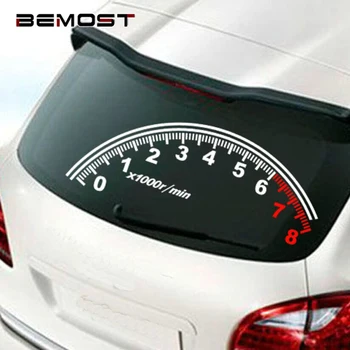 

BEMOST Auto Reflective Car Rear Window Decoration Speedometer Sport Cool Car Sticker Stickers Accessories Car Styling