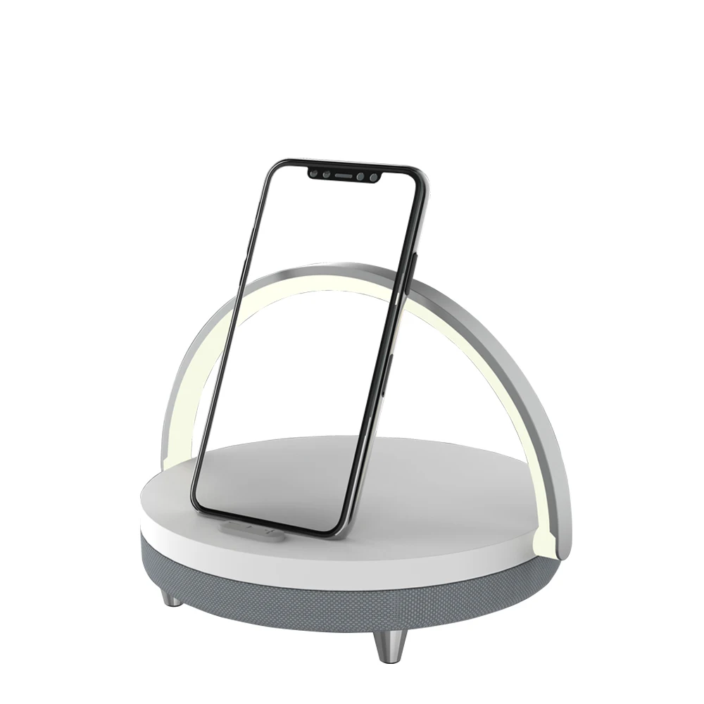s21 pro Bluetooth Speaker for iphone x New Wood Wireless Chargers LED LAMP Chargeurs Holder 10W High Power Fast Charging Stand