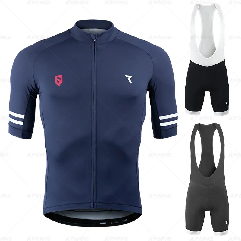 RYZON-Ropa de Ciclismo para hombre, equipo de Ciclismo profesional, conjunto de pantalones cortos y pechera, triatlón, 2020
