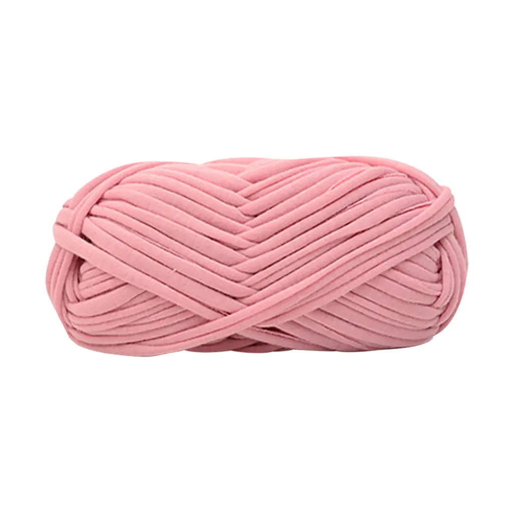 Домашняя разноцветная пряжа для вязания крючком из хлопчатобумажной шерсти ручная тканая корзина толстое трикотажное одеяло из пряжи Лидер продаж