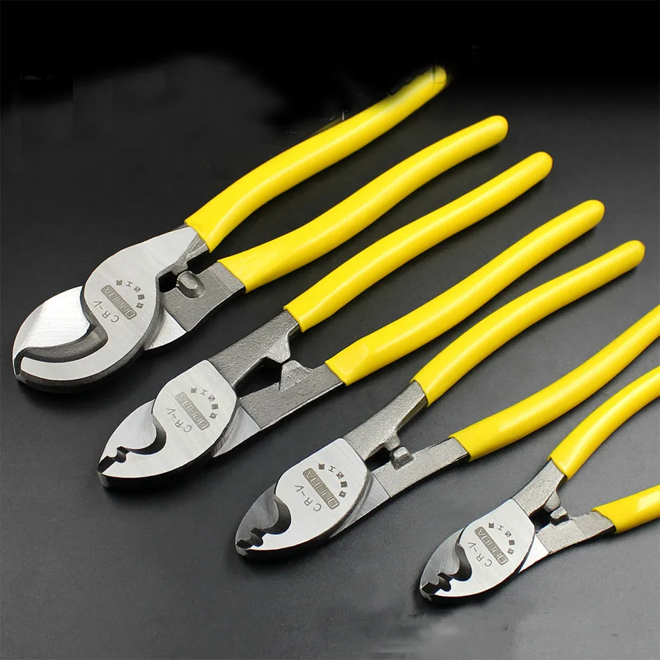 6 Inch Cable Shear Cutter Electric Wire Stripper Cutting Plier Hand Tools 8inch 10inch Multifunctional Scissors | Инструменты