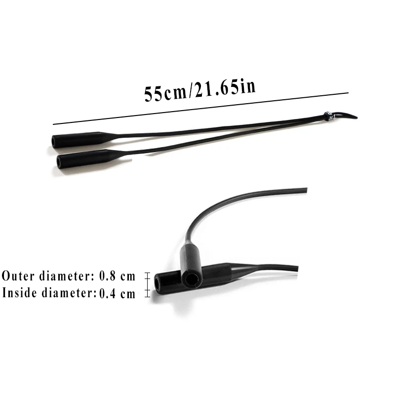 1 PC Adjustable Elastic Silicone Eyeglasses Straps Sunglasses Chain Sports Anti-Slip String Glasses Ropes Band Cord Holder