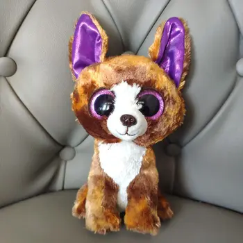 

dexter brown chihuahua dog 25CM big eyes soft kids toys Plush Toys Stuffed animals KIDS TOYS christmas gift cute dolls