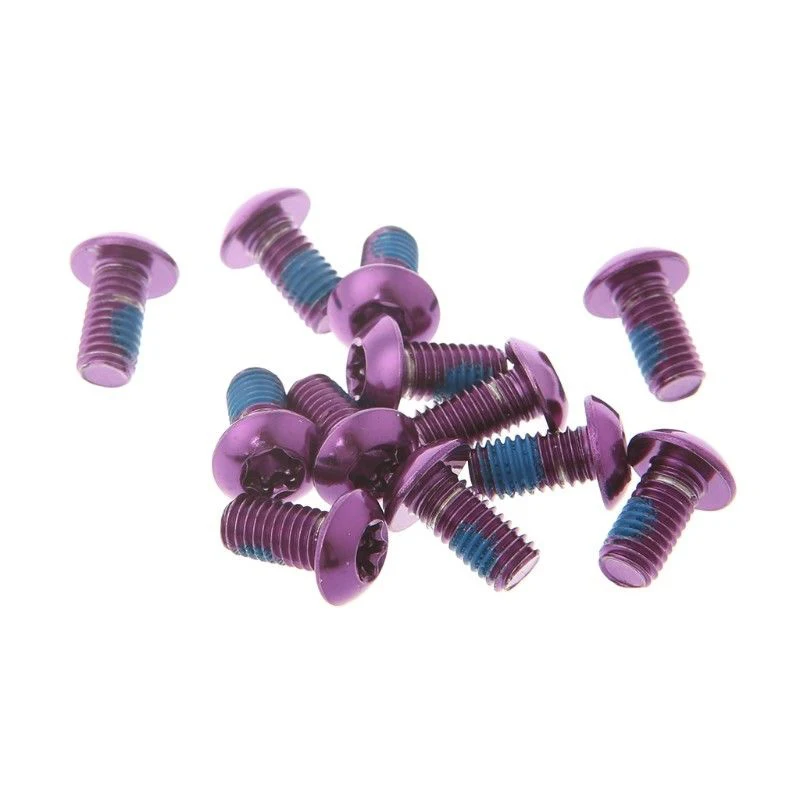 

Bolt Rotor Brake Disc Screws Bike Exquisite 7 Colors Bicycle Alloy Steel M5*10mm 12PCS/Set