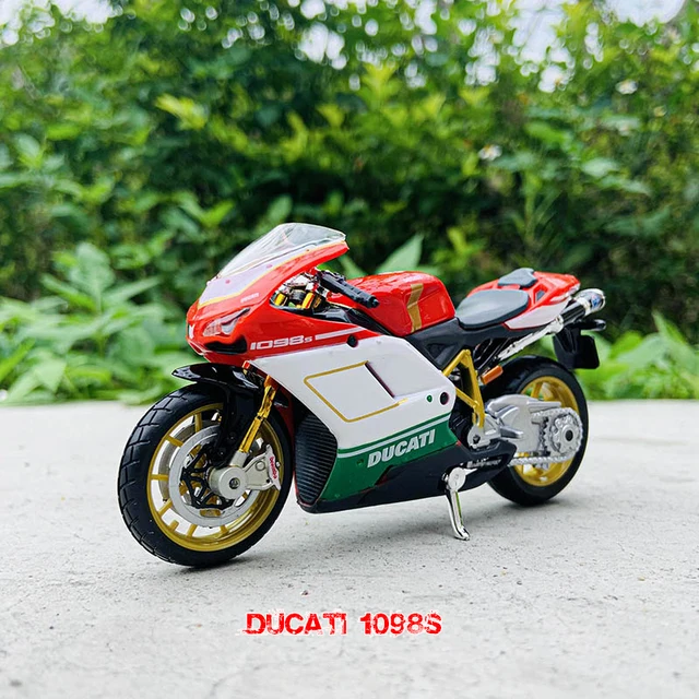 Maisto 1:18 16 styles Ducati Hypermotard original authorized simulation alloy motorcycle model toy car gift collection 1098S