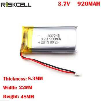 

832248 3.7V 920mAh Li-Polymer Battery Supplier Customized Batteries For Tooth Cleaning Tool