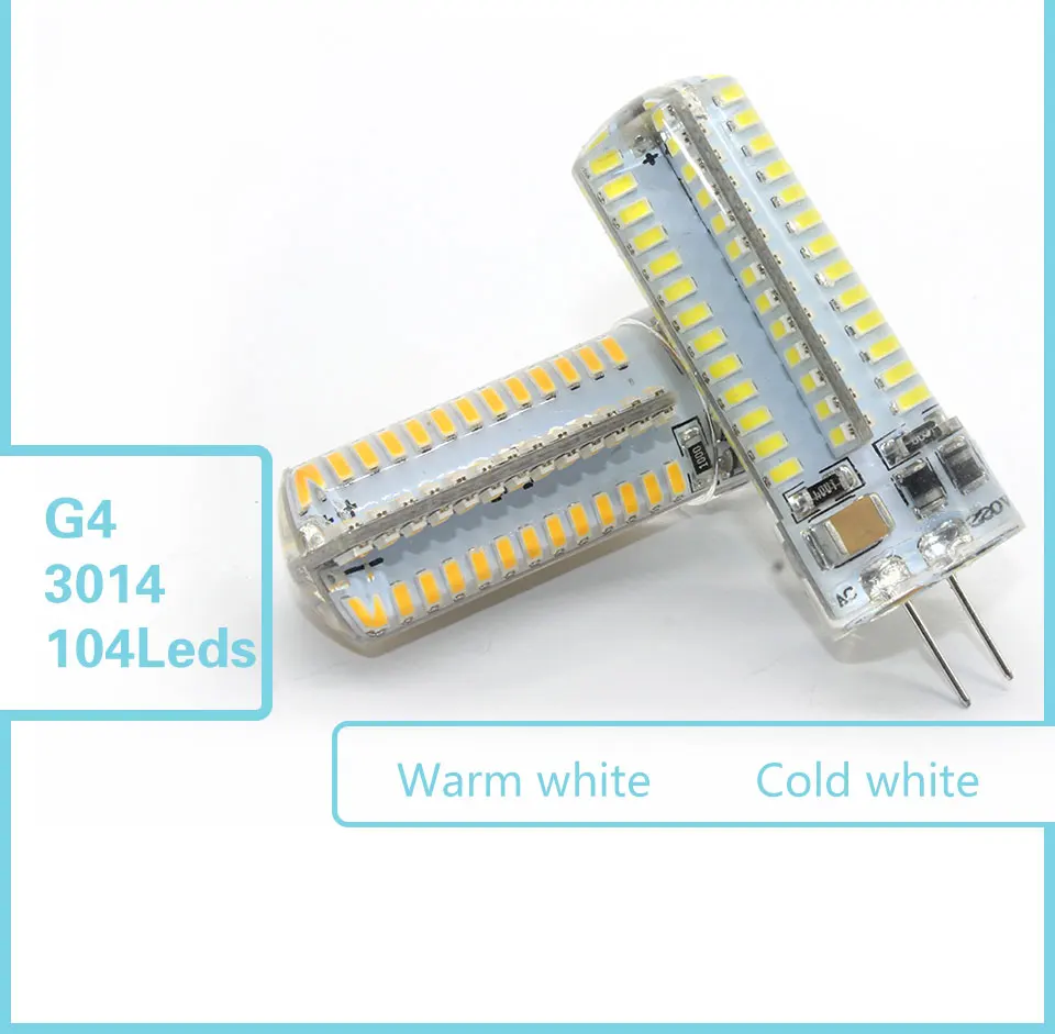 3 шт./лот G4 Светодиодный светильник s DC12V лампа G9 2835 SMD 3014 220 В Светодиодная лампа 3 Вт 6 Вт 9 Вт 12 Вт с регулируемой яркостью Светодиодная теплая люстра светильник без мерцания