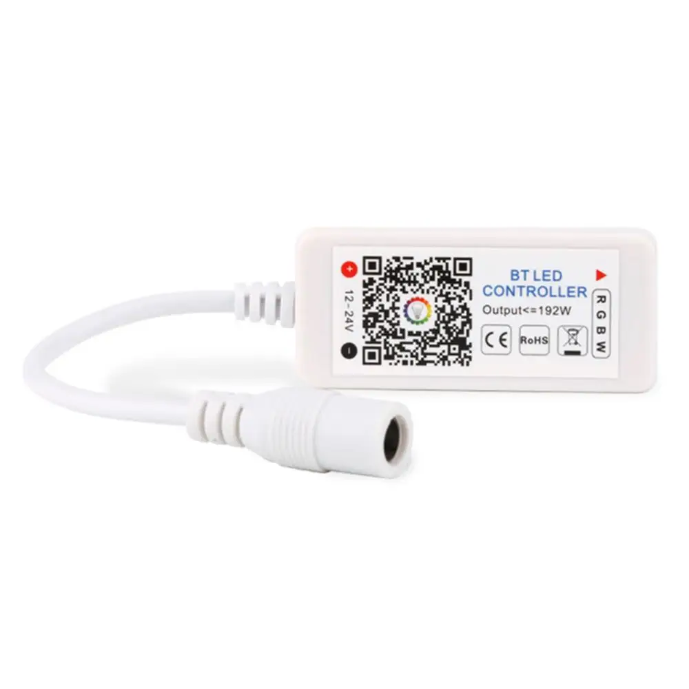 Bluetooth RGBW/RGB контроллер для светодиодный полосы света, Android и iOS бесплатное приложение Bluetooth светодиодный регулятор линейного светильника