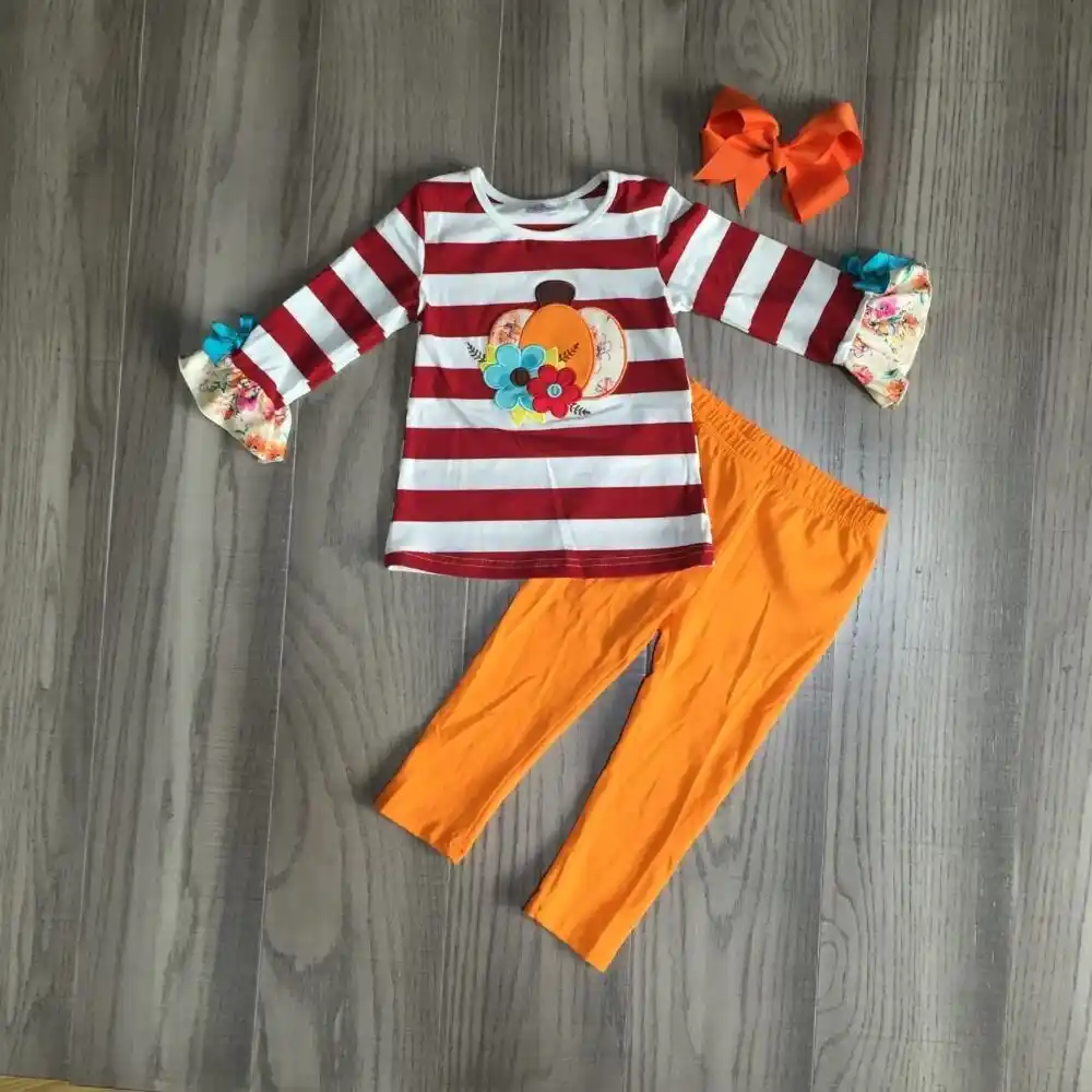 orange baby girl clothes