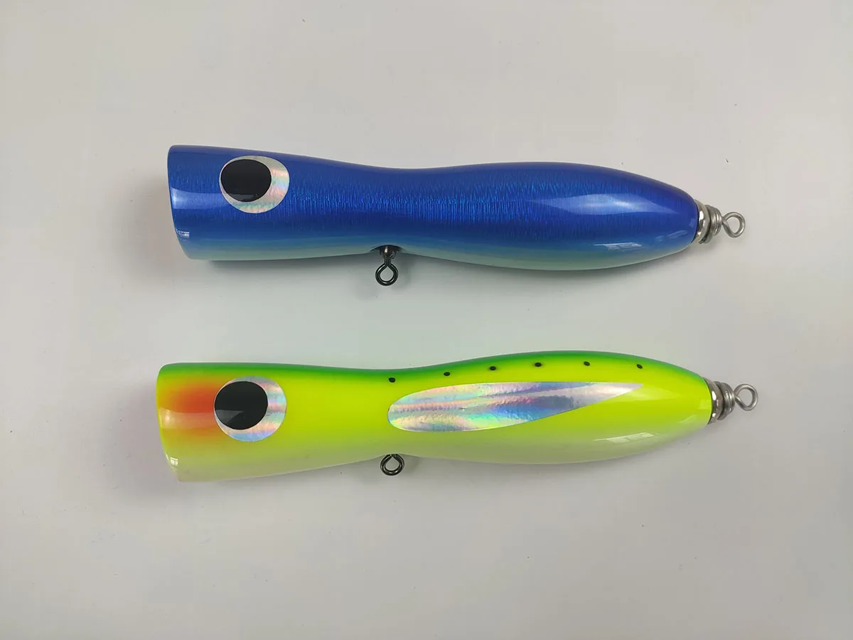 Popper Galleggiante Stickbait Fishing Lure Medium Heavy Paulownia Popping For , Kingfish, Bluefintonno