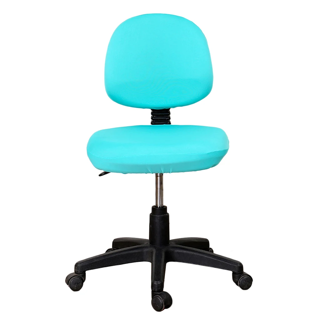 Elastic Office Chair Cover Desk Chair Slipcover Stool Swivel Chair Cover Computer Chair Cover Seat Back Cover Water Resistant