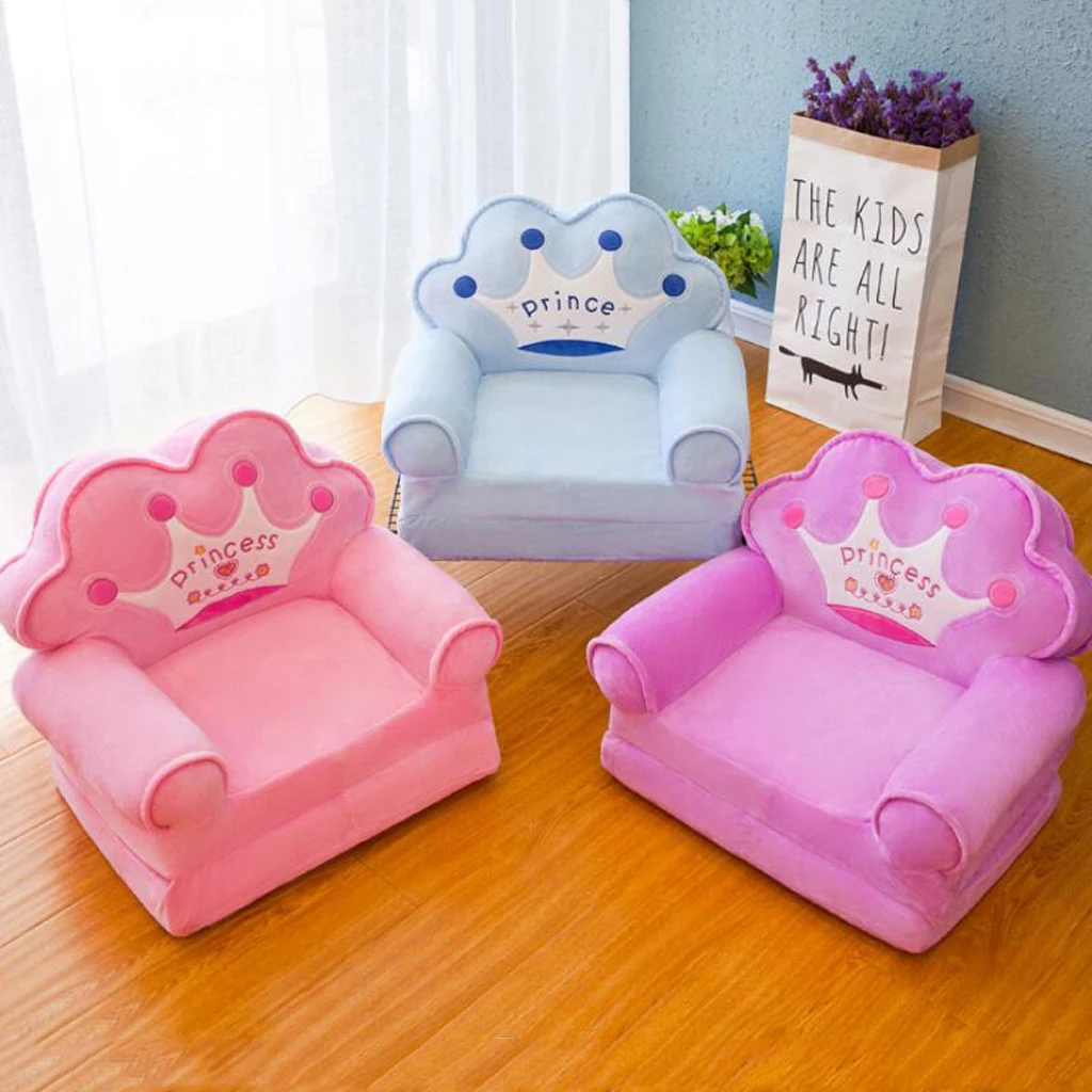 Crown Chair Seat for Children Multifunctional Chairs Baby Sofa Cover