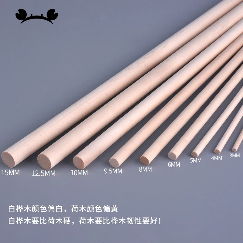 5pcs Diy Sand Plate Model Building Material Birch Wood Cylindrical Log Stick Round Rod Model Building Kits Aliexpress