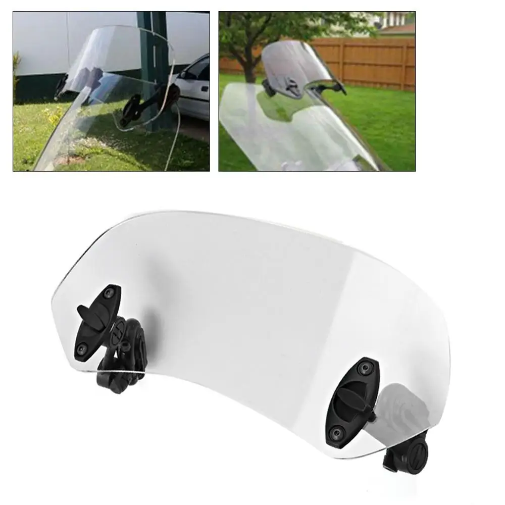clip ajustable universal en el parabrisas Deflector de viento Accesorios de parabrisas Parabrisas de motocicleta