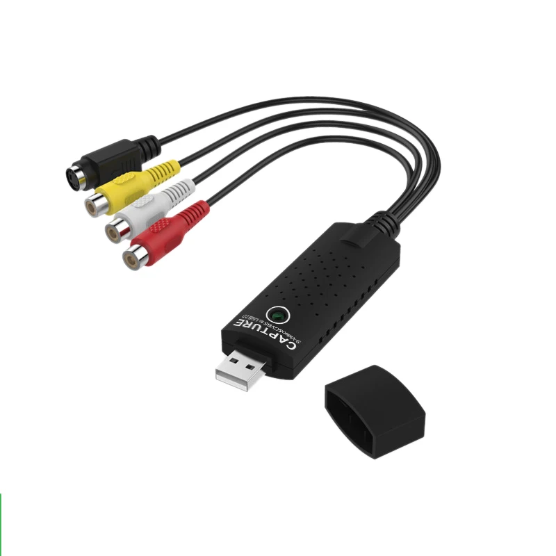 

Usb 2.0 Video Capture Card,Built-In Conversion Chip,Support Pal/ Ntsc Video Format,Suitable For Security Cameras,Dvds,Set-Top Bo