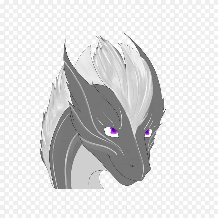 胡须龙鼻卡通-龙