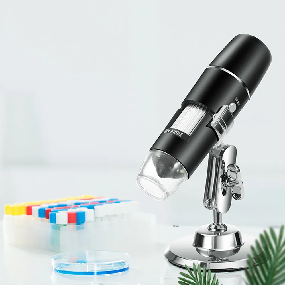 

WIFI Digital 1000x Microscope Magnifier Camera Universal Metal Bracket micro USB CMOS sensor medicine biology