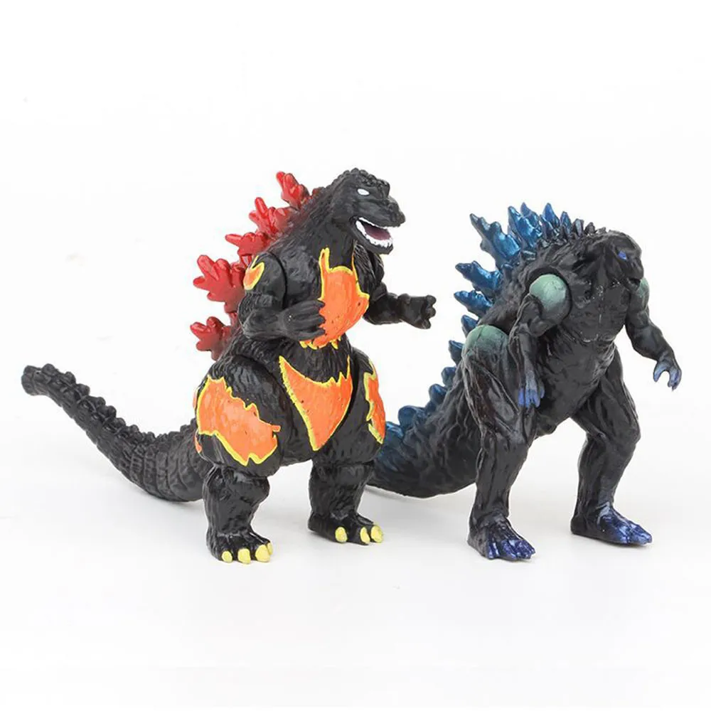 10 шт./компл. детские игрушки динозавров Mechagodzilla Gigan Anguirus фигурку Пластик ПВХ подарок игрушки в виде животных с наполнением, модель игрушка для детей