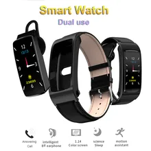 Смарт наушники-браслет 2 в 1 вызов Спорт Фитнес калорийный браслет умные часы многофункциональные портативные аксессуары для улицы