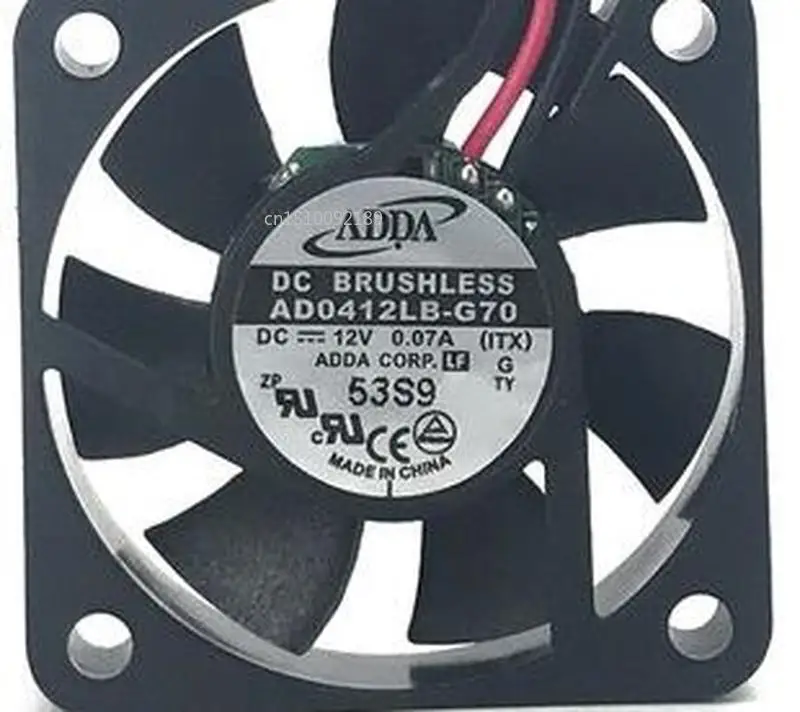 4 см 4010 12V0. 07A 40*40*10 мм AD0412LB-G70 двухшаровой бесшумный вентилятор