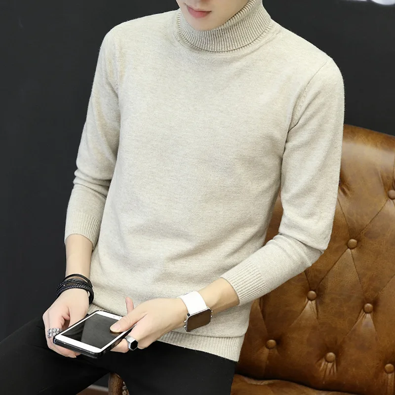 

Теплые Простые Модные утепленные мужские свитера 2019 одежда водолазки свитера пуловеры хлопковые повседневные белые красные черные пуловеры