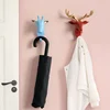 Cute Animals Key umbrella Hook Hanger Wall Hanger Design Decorative Hooks Towel for Kitchen Key Holder wall hooks decorative 6