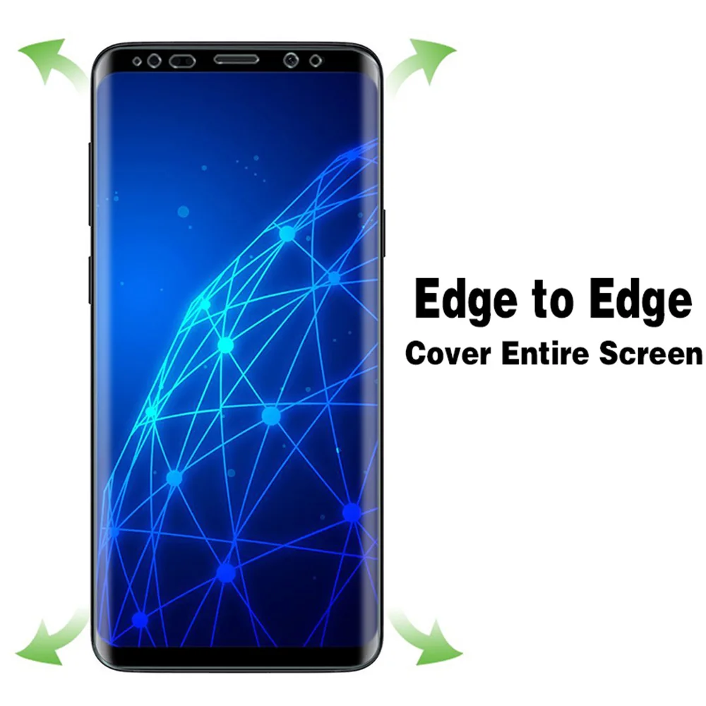 Передняя пленка для телефона для samsung Galaxy S6 Edge S8 S9 Plus Note 8 Прозрачная мягкая защитная пленка для экрана для samsung S10 Note 9 10