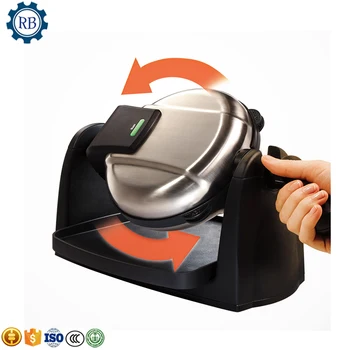 

Multifunctional double side heating breakfast maker bakery waffle making machine for sale