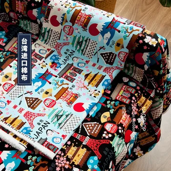 

home cotton cloth wind hmade diy fabric Japan Kyoto Mount Fuji