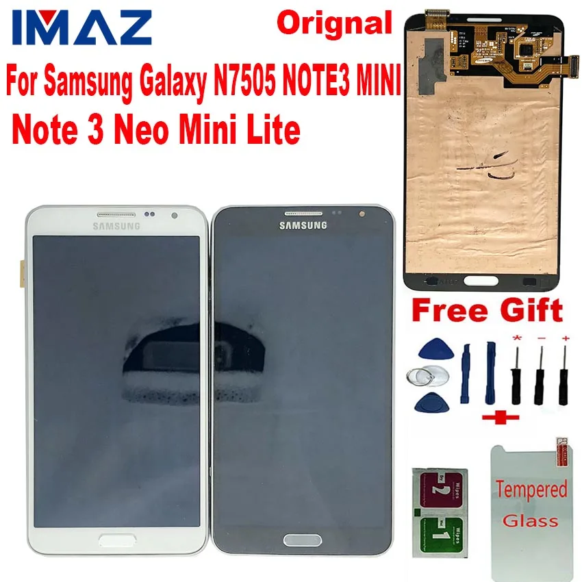 Оригинальный AMOLED ЖК дисплей IMAZ 5 дюйма для Samsung Galaxy N7505 Note 3 Neo Mini Lite Note3mini с