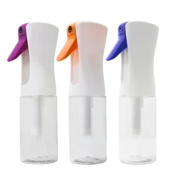 

200ML Superfine Watering Can Transparent Plastic Bottle Applicator Water Sprayers Flower Hair Dressing Spray Bottle Hair Tools