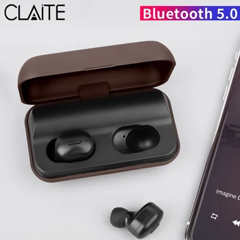 

CLAITE T1 Pro TWS Wireless bluetooth 5.0 Earphone HiFi Noise Cancelling IPX6 Waterproof Sport Headset With 2600mAh Charging Box