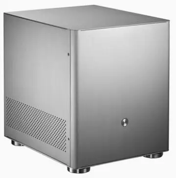 Jonsbo V4S V4 серебро HTPC чехол MATX со всеми Алюминий 1,5 мм, 3,5 корпус для жесткого диска, USB3.0 5 Гбит/с, слот PCI - Цвет: Серебристый