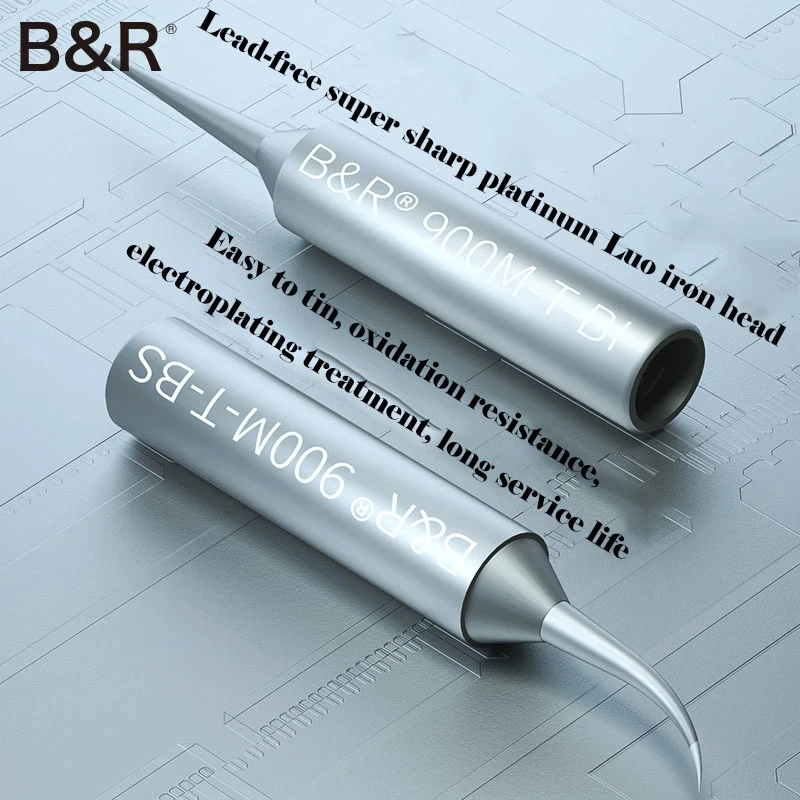 Soldering Iron Soldering Iron Tips Solder Iron Kit Precision Soldering Iron Tips 0.1mm Ultra Thin 900M-T-BI/BS Fly Line Welding Tip Solder Iron Sting High-speed Heat Transfer