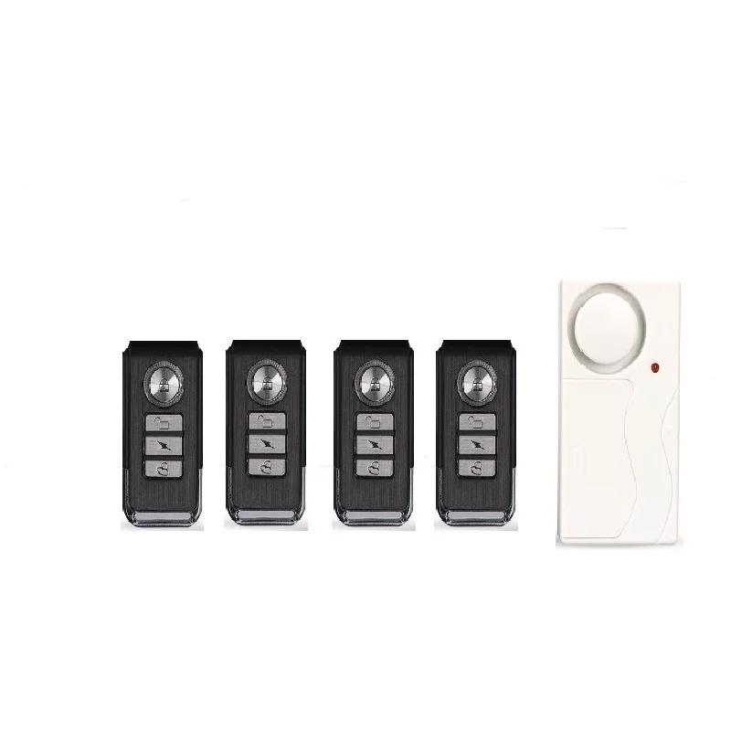 Darho Wireless Door Window Entry Security ABS 4Remote Control Door Sensor Alarm Host Burglar Security System Home Protection elderly emergency button Alarms & Sensors