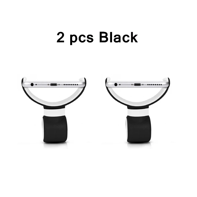 2 pcs black Двойной C 360 Вращающийся Универсальный держатель на вентиляционное отверстие, автомобильный держатель, подставка для велосипеда, велосипеда, сотового телефона, настольный держатель для iphone, Xiaomi, поддержка - Цвет: 2 pcs black