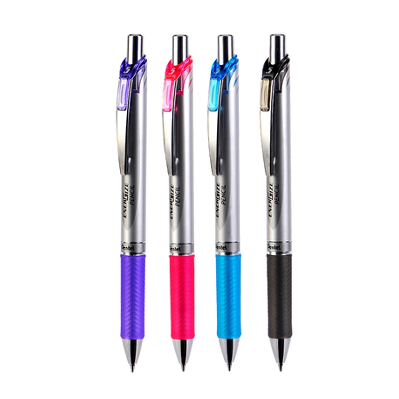 4 шт. Pentel PL75 механический карандаш 0,5 мм металлический корпус Топ ластик пресс тип свинцовые карандаши для школьных принадлежностей