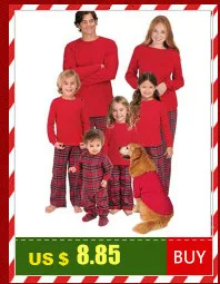 Одинаковые пижамы для всей семьи; Рождественская одежда для сна для мамы, папы и ребенка; одежда для семьи в клетку; Рождественская одежда для семьи; пижамы