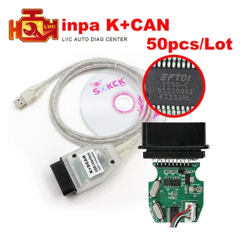 

For BMW INPA K+CAN K CAN INPA With FT232RL Chip with Switch for BMW INPA K DCAN USB Interface Cable With 20PIN for BMW 50pcs/Lot