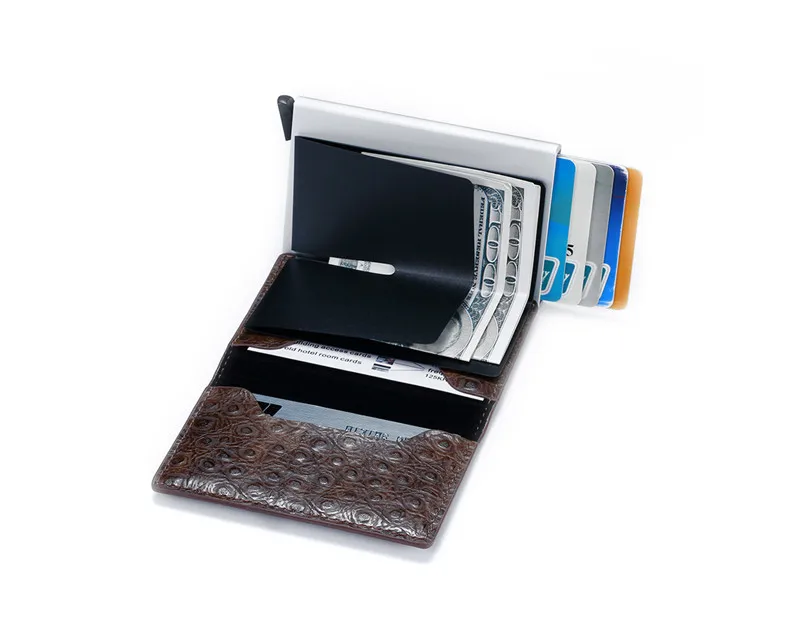 Мужские кошельки Rfid, маленькие кожаные тонкие кошельки, Мини кошельки, тонкая сумка для денег, Мужской винтажный черный короткий кошелек, держатель для карт, новинка