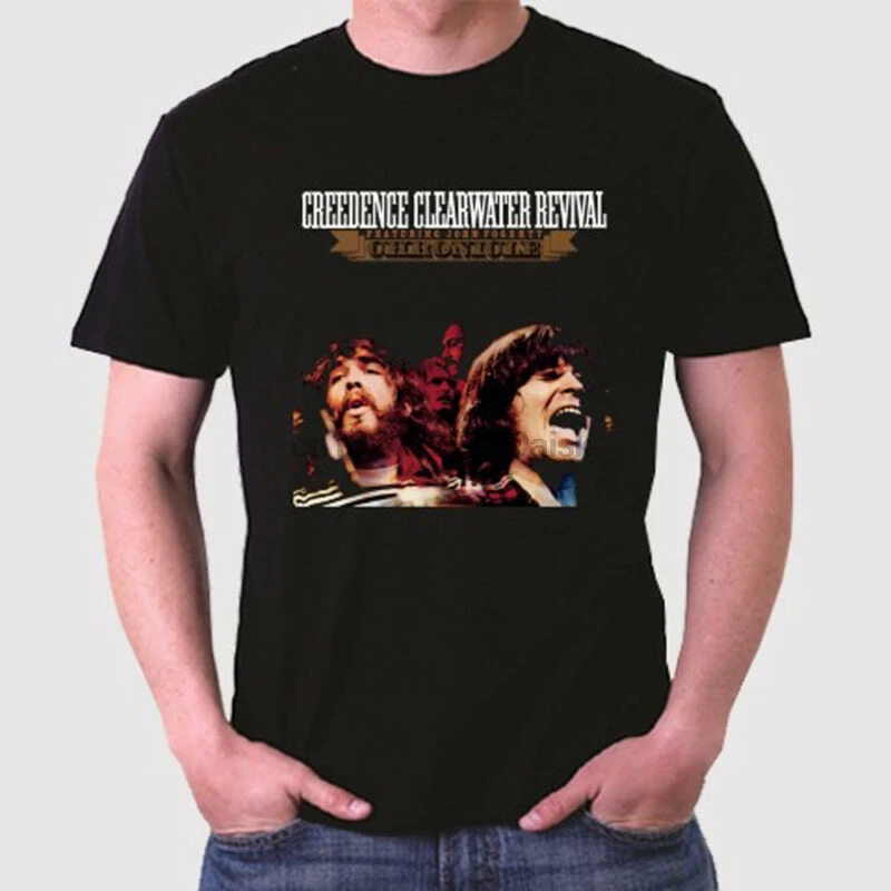 Creedence Clearwater Revival Chronicle Мужская Черная Футболка размер S до 3Xl | одежда