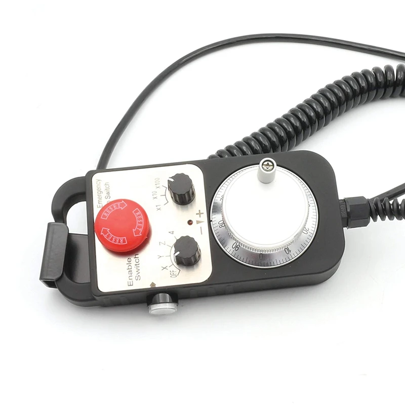 

Promotion! 100PPR Universal 4 Axis CNC Handwheel MPG Pendant with Emergency Stop Manual Pulse Generator for Siemens/MITSUBISHI/C