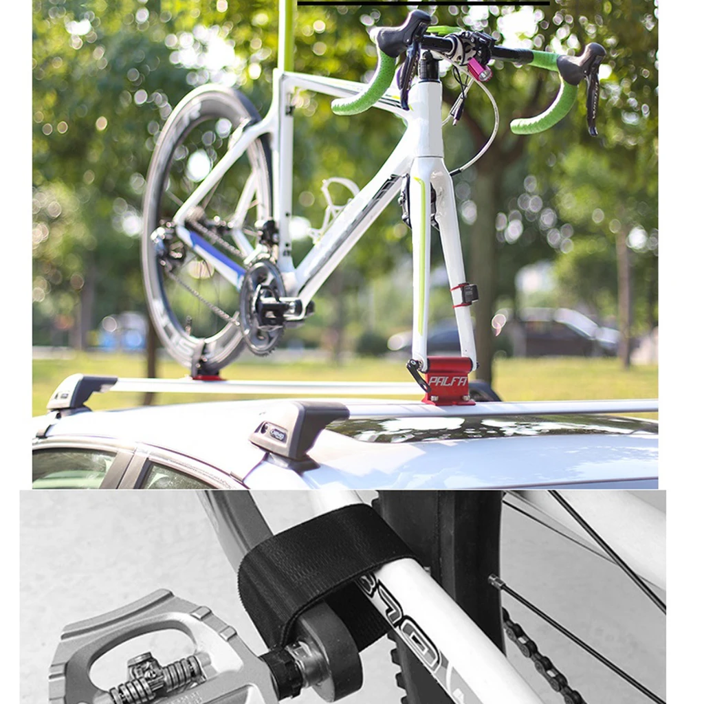 

Bike Bicycle Car Roof Rooftop Carrier Fork Mount Rack & Mounting Hardware - Easy Installation - Select Colors
