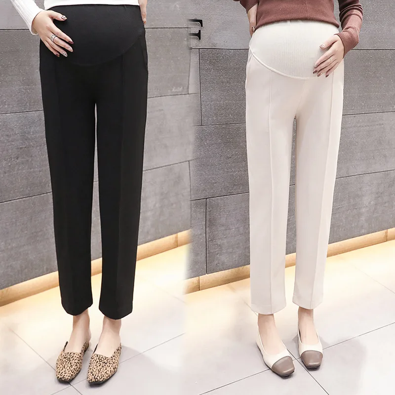 

Photo Shoot Pregnant Women Pants Spring 2019 New Style Chimney Straight-leg Pants Spring And Summer Pregnant Women Fashion Mom F