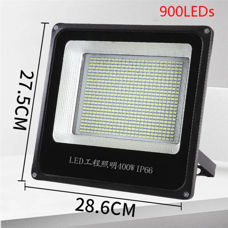 400W 1 шт. 220V Светодиодный прожектор светильник 30 Вт 200W 400W 600W 1000W 1500WReflector Светодиодный прожектор светильник Водонепроницаемый IP66 Точечный светильник наружное настенное освещение - Испускаемый цвет: 400W