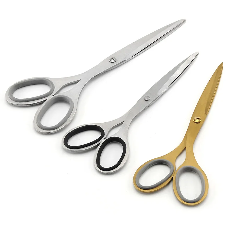 

Manufacturers Currently Available Stainless Steel Scissors Creative Multi-functional Home Scissors Gold Office wen ju jian Whole