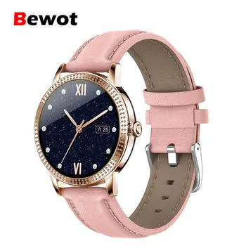 

Bewot 2020 Couples Watches CF18 Pro Full Touch Waterproof Smart Watch Heart Rate Monitor Fitness Tracker Men Women Smartwatch